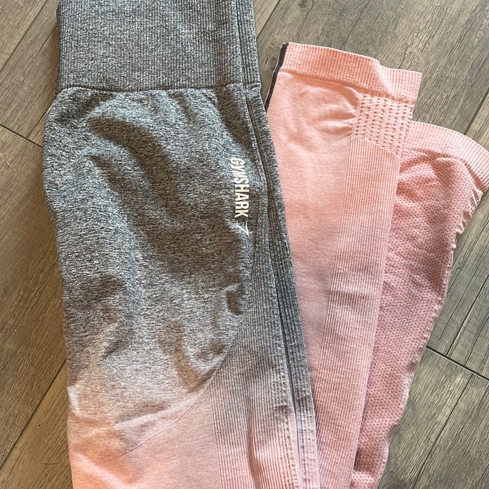 GYMSHARK OMBRÉ PINK LEGGINGS